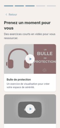 Exercices vidéo
